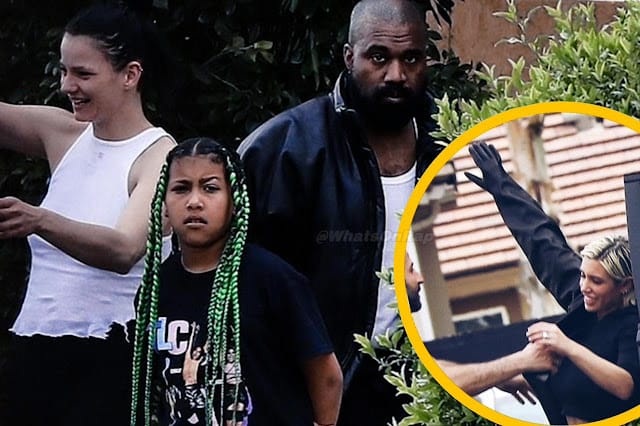 Kanye West Goes To Church With Bianca Censori And Eldest Daughter North West