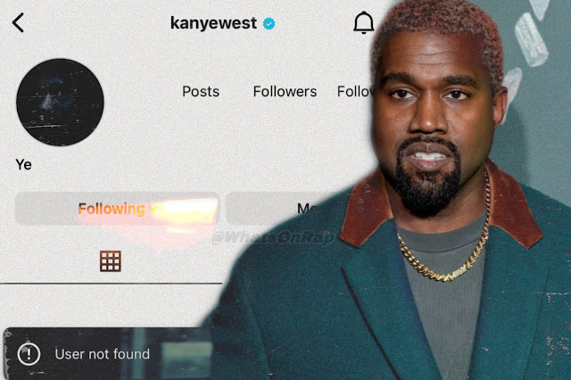 Kanye West has deactivated his Instagram account months after social media bans