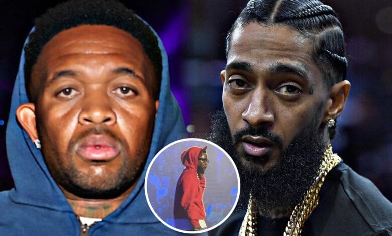 Kendrick Lamar and Mustard Pay Emotional Tribute to Nipsey Hussle at