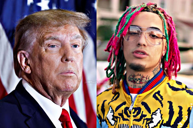 Donald Trump Praises Rapper Lil Pump for Being One of His 'Few' Supporters - WhatsOnRap Lil Pump Saluted by Trump in Florida