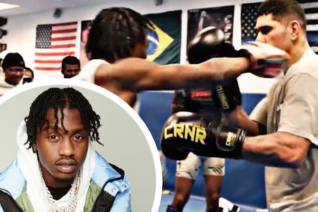 Lil Tjay and UFC Champion Alex Pereira Spar in Viral Video