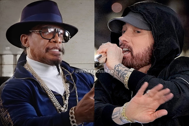 Melle Mel Says Eminem Only Considered Top 5 Rapper Because He's White - WhatsOnRap Melle Mel says Eminem is considered a top 5 rapper because he’s white