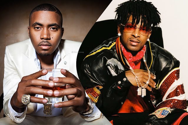 Nas and 21 Savage surprise fans with