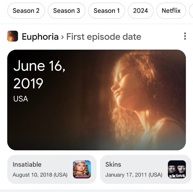 “Euphoria” premiered on 6/16