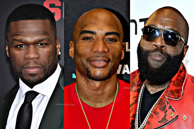 Rick Ross Slams Charlamagne Tha God Over Calling 50 Cent A ‘Diabolical Genuis’ | WhatsOnRap Ross Challenges Charlamagne Over 50 Cent Praise