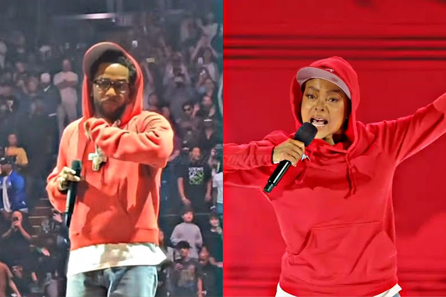 Taraji P. Henson Parodies 'Not Like Us' Dresses As Kendrick Lamar at BET Awards
