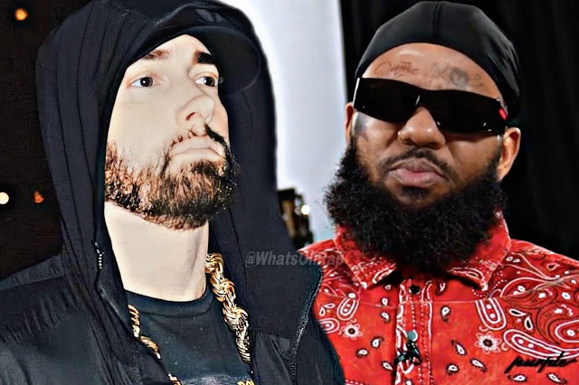 The Game Reveals Eminem's Response To The Diss Track "The Black Slim Shady" | WhatsOnRap Eminem Claps Back: The Game Reveals Response to