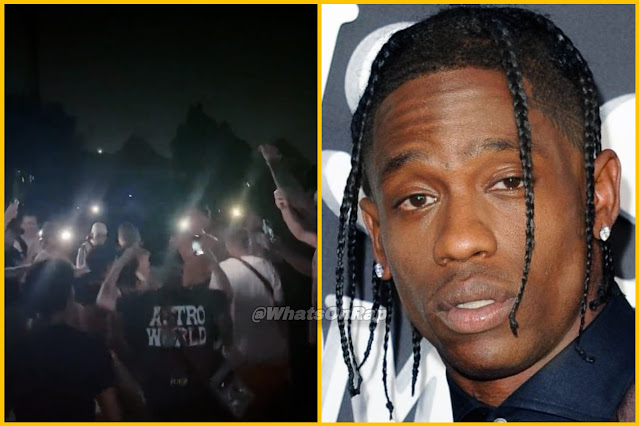 Travis Scott Fans Throw Party at Pyramids Despite