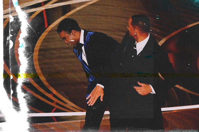 Will Smith Slaps Chris Rock In The Face During The Oscars Will Smith Slaps Chris Rock In The Face During The Oscars