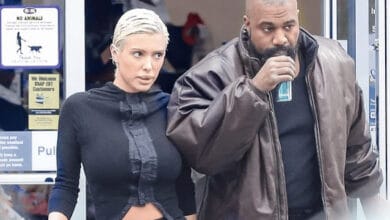 Kanye West & His Wife Bianca Censori Spotted At His Friend Jerry Lorenzo Fear Of God Fashion Show - WhatsOnRap Ye and Bianca backstage at the Fear Of God show