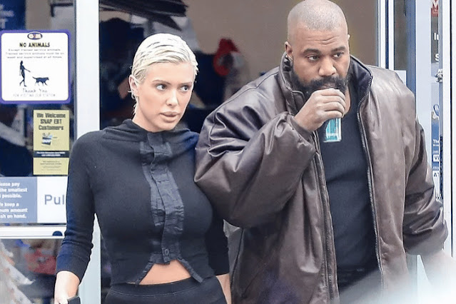 Kanye West & His Wife Bianca Censori Spotted At His Friend Jerry Lorenzo Fear Of God Fashion Show - WhatsOnRap Ye and Bianca backstage at the Fear Of God show