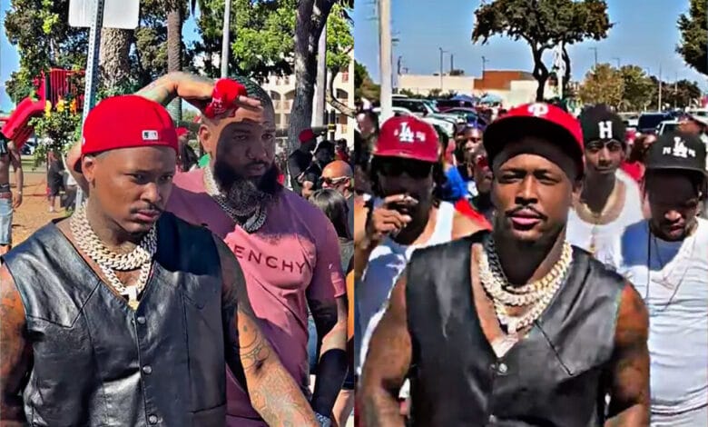 Rapper YG Leads Historic Peace Walk in Compton with Rival Gangs YG Organizes Compton Peace Walk to Unite Rival Gangs and Promote Unity