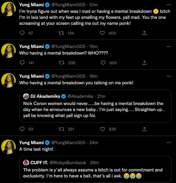 Yung Miami & DJ Akademiks Clash