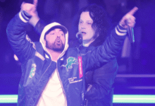 Eminem Makes Surprise Appearance at Lions Thanksgiving Halftime Show with Jack White | Detroit Icons Unite.