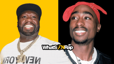 50 Cent sharing the story behind 50 Cent’s Tupac favourite album during an interview.