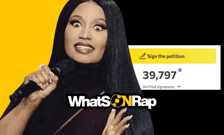 Nicki Minaj Petition sparks massive outrage with 50,000+ signatures for deportation.