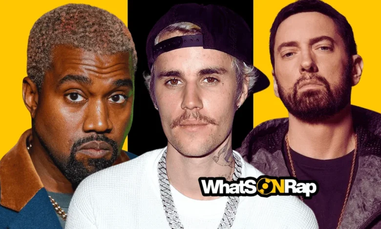 Justin Bieber flexes his rap skills with Eminem’s “Forgot About Dre” and Ye’s “Heartless.”