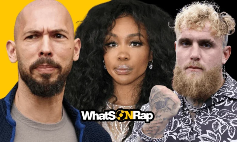 SZA reacts to Andrew Tate and Jake Paul losing their weekend boxing matches.