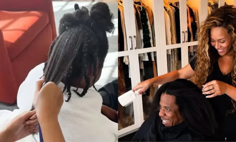 JAY-Z’s Inspiring Locs-to-Afro Transformation Featured in Beyoncé’s New 7-Minute Vlog Jay-Z Hair Journey: Beyoncé Releases 7-Minute Vlog on Locs to Afro for Roots Picnic.