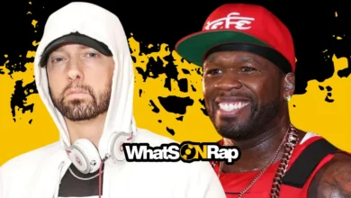 50 Cent leaks Eminem album bombshell after Street Fighter soundtrack exit 50 Cent leaks Eminem album at Street Fighter premiere