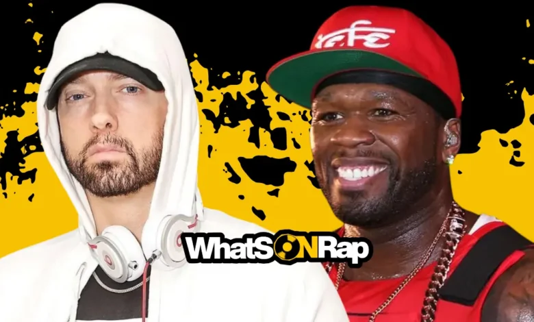 50 Cent leaks Eminem album bombshell after Street Fighter soundtrack exit 50 Cent leaks Eminem album at Street Fighter premiere